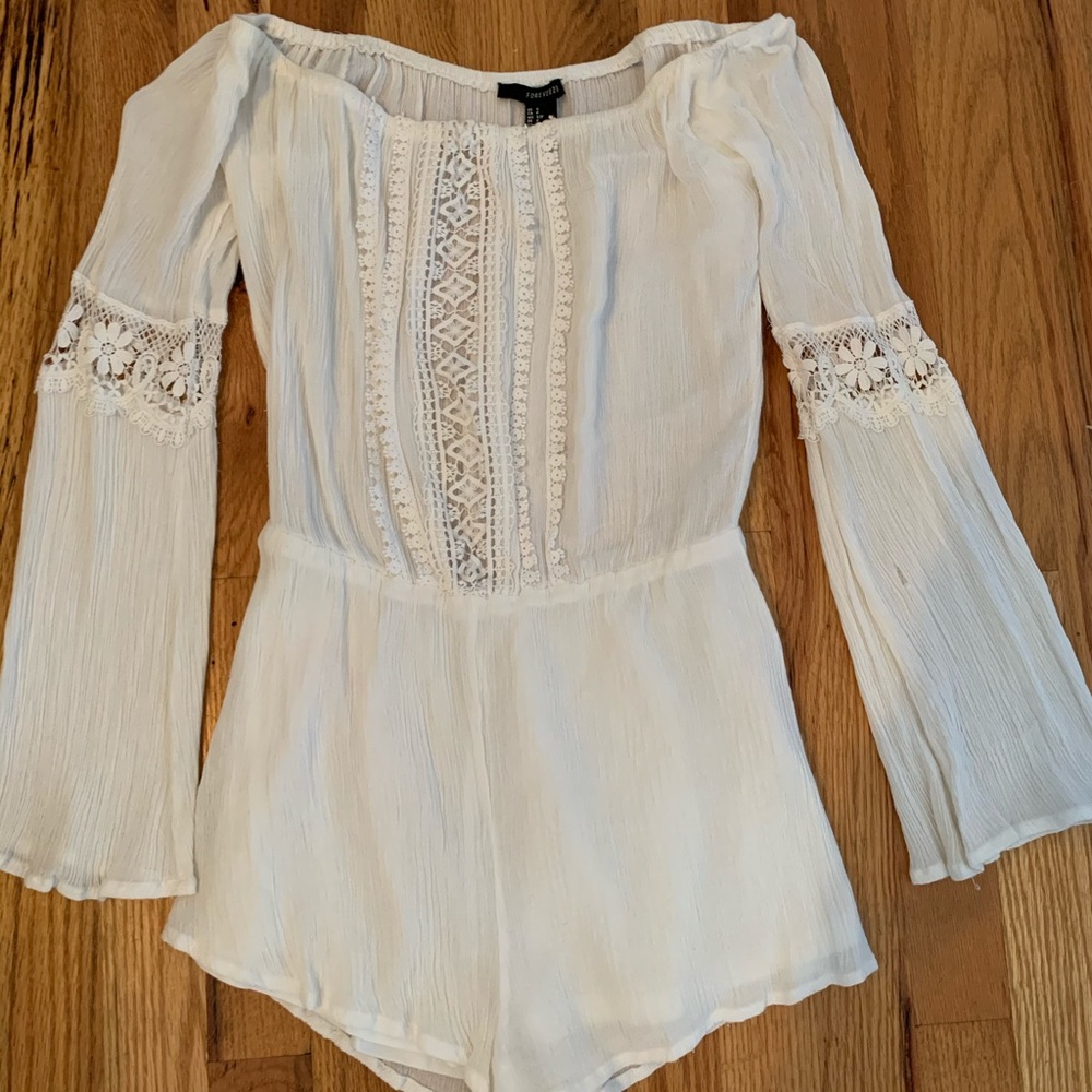 Off the shoulder romper